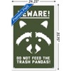 Trends International Lunch Hour Productions - Trash Panda Framed Wall Poster Prints - 3 of 4