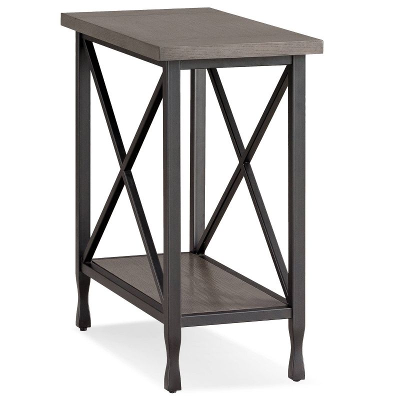 Chisel and Forge Recliner Table Smoke Gray/Matte Black - Leick Home, 1 of 13