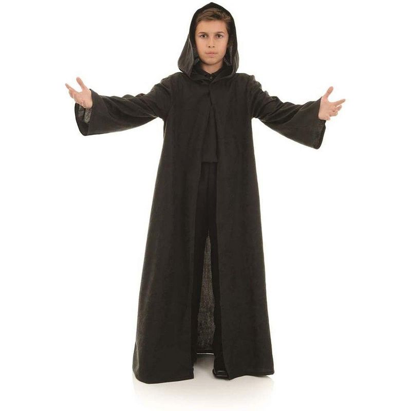 Underwraps Costumes Mystical Black Cloak Child Costume, 1 of 2