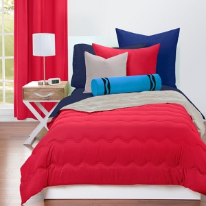 Crayola Scarlet Comforter Sets (Twin), Gray Red