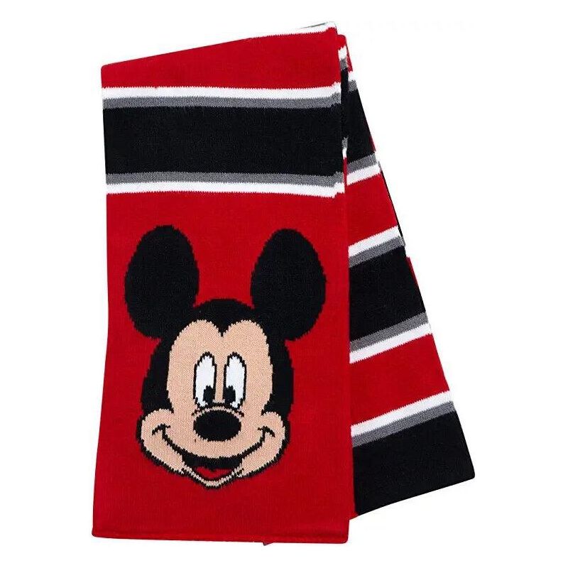 Disney Mickey Mouse 3 Piece Beanie, Ski Gloves/Mittens & Scarf Set, Boys Age 2-7, 3 of 5