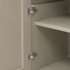 NicBex 59.84 Inch Modern 4-Doors Storage Cabinet with Rattan/Linen Decorative Doors for Living Room and Entryway - 4 of 4