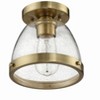 Craftmade Lighting Lodie 1 - Light Flush Mount in  Satin Brass - 3 of 3