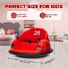 12V Ride On Bumper Car for Kids Ride on Toy Gifts Toddlers Electric Bumping Car with Remote Control - 2 of 4