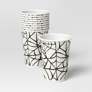 White Web Disposable Cups 4.25" - 10ct - Hyde and EEK! Boutique™ - 1 of 3