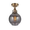 Craftmade Lighting State House 1 - Light Semi-Flush Mount in  Vintage Brass - 3 of 3