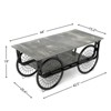 SEVOBAL Coffee Tables Modern Rectangle Coffee Table with Sturdy Elegant Base and Stylish Living Room, Black, 47.25"*24.41"*5.91" - 2 of 4