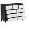 NicBex Modern Drawer Dresser,Stylish Double Dressers with Metal Handles,Chest of Drawers for Bedroom,Living Room,Dining Room,Hallway - 2 of 4