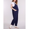 Women's Sleeveless Relaxed Fit Maternity Jumpsuit | Motherhood Maternity - 3 of 4