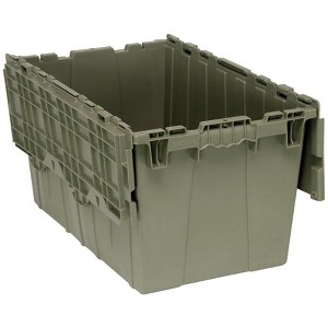 Quantum Storage Systems Heavy Duty Attached Top Container, 24"W X 15"D X 13-3/4"H Overall Size, 2.5 Cu.Ft. Volume, Recessed - 1 of 1