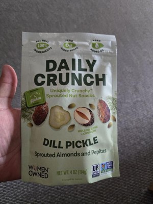 Daily Crunch Dill Pickle Sprouted Almonds - 4oz : Target