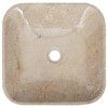 vidaXL Sink Gray 15.7 in.x15.7 in.x3.9 in. Marble - 4 of 4