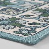 5'3" x 7' Houston Outdoor Rug Ivory/Blue - Christopher Knight Home: Water-Resistant Patio Decor, Loomed Polypropylene - 2 of 4