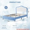 Twin/Twin-XL/Full Size Upholstered Bed Frame with Storage Drawer and Smart light Headboard for Kids, Wooden Slats Support, No Box Spring Needed - 2 of 4