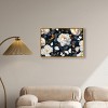 Art Remedy Navy Elegance Floral Elegant realistic Floral Wall Art Framed - 2 of 4