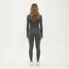 Anna-Kaci Active Women's Seamless Long Sleeve Cropped Top with Thumbhole Cuffs and Fitted Waistband - 4 of 4