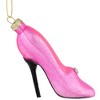 Northlight 4" Pink High Heel Glittered Glass Christmas Ornament - 4 of 4