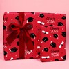 Big Dot of Happiness Red Graduation Wrapping Paper, Class of 2026 Congrats Grad Party Gift Wrap Supplies, 24 in x 7 feet, 1 Roll - 2 of 4