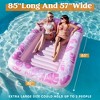 Sloosh 85"  Inflatable Tanning Pool Suntan Lounge Lounger Float for Adults Extra Large Suntan Tub - 2 of 4
