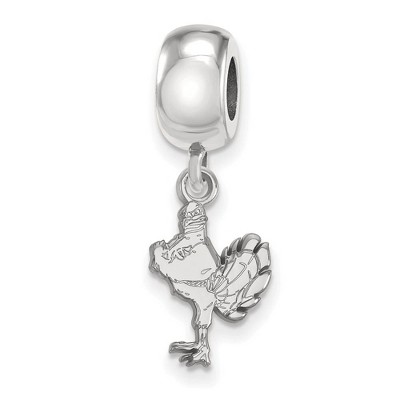 Black Bow Jewelry Sterling Silver Virginia Tech Hokies NCAA Bead Charm