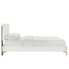 Modway Leah Chevron Tufted Performance Velvet Twin Platform Bed - 2 of 4