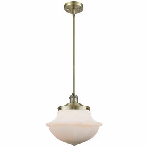 Oxford - 1 Light Stem Hung Mini Pendant In Traditional Style-11.5 Inches Tall and 11.75 Inches Wide - 1 of 1