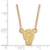 Black Bow Jewelry 14k Yellow Gold North Carolina State Wolfpack NCAA Necklace 18 Inch - 2 of 4
