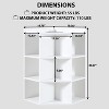 Home Imports Emporium Grid Corner Cabinet with USB Ports & Outlets - 3 of 4