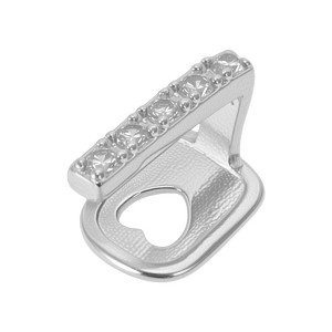 Unique Bargains Fake Teeth Grills Fashion Zircon Single Strip for Hip Hop Gift 1 Set - 1 of 4