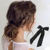 Unique Bargains Satin Bow Ribbon Duckbill Hair Clips Hairdo Clip 1 Pc - 2 of 4