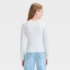 Girls' Long Sleeve Boat Neck T-Shirt - art class™ - 3 of 4
