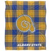 Albany State University Campus Plaid Spirit Silky Touch Super Soft Throw Blanket 50x60 - 2 of 4