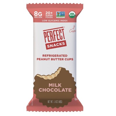 Perfect Snacks Milk Chocolate Peanut Butter Cups - 1.4oz/2ct