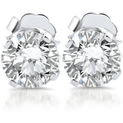 Pompeii3 1ct Diamond Studs 14k White Gold : Target