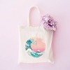 City Creek Prints Waves Vintage Canvas Tote Bag - 2 of 2