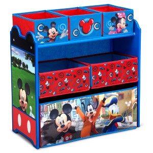 Delta Children Mickey Mouse 6 Bin Toy Organizer - 1 of 4