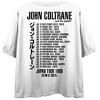 John Coltrane Live in Japan Women's White Short Sleeve Tee - 3 of 4