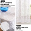 Deconovo Diamond Lattice Triangle Knit Window Valance Curtain 1 panel - 4 of 4