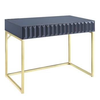 Mendella Writing Desk with USB Ports & Outlets - HOMES: Inside + Out