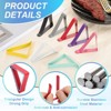 Unique Bargains Stainless Steel Windproof Anti-Rust Tablecloth Clips 4 Pcs - 3 of 4