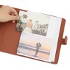 Okuna Outpost 112 Pictures Capacity Vintage Album Book Gift with Snap Fastener for 4x6 Inch Photos, Brown Leather - 3 of 4