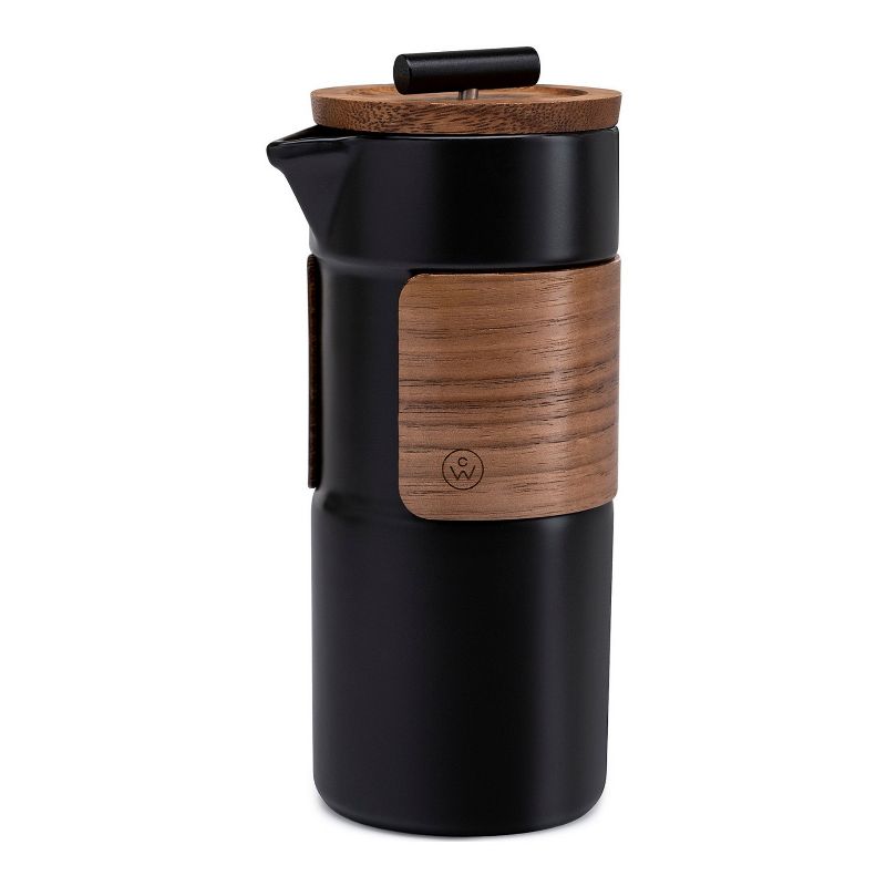 ChefWave Artisan Series Travel French Press Coffee Maker with Coffee Canister, 3 of 4