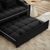 NicBex 54 Inch Sofa Bed,Modern 3-in-1 Small Loveseat Sofa with Adjustable Back,Upholstered Couch for Living Room,Bedroom,Lounge - 3 of 4