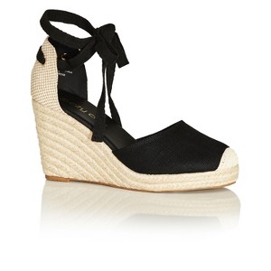 Women's Plus Size WIDE FIT Sage Wedge - black | CITY CHIC - 1 of 4