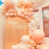 PartyWoo Balloons Peach Pastel Light Orange Peachy Pink 12 Inch 50 pcs - 3 of 4