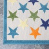 Whimsical Stars Modern Indoor Outdoor Area Rug by Blue Nile Mills - 3 of 4