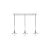 Elegant Lighting Rohan 30-Inch Satin Gold Chandelier with Metal Rings - 3 of 4