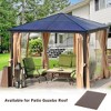 Aoodor 6Pcs Polycarbonate Greenhouse Panels, Waterproof, UV Protected Reinforced Twin-Wall Clear Sheets for Durability - 3 of 4