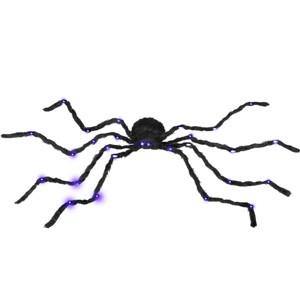 Syemin Decorative Holiday Scene Props Outdoor Halloween Decoration Oversized Spider Halloween Prop Outdoor Halloween Decor, Black, 47.2"*7.9"*3.1" - 1 of 4