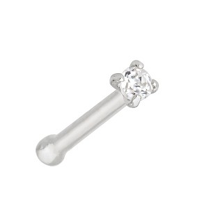 Jewelry Avalanche 1.5mm-3mm CZ Solid 22G 14K Gold Nose Bone Nose Stud - 1 of 4
